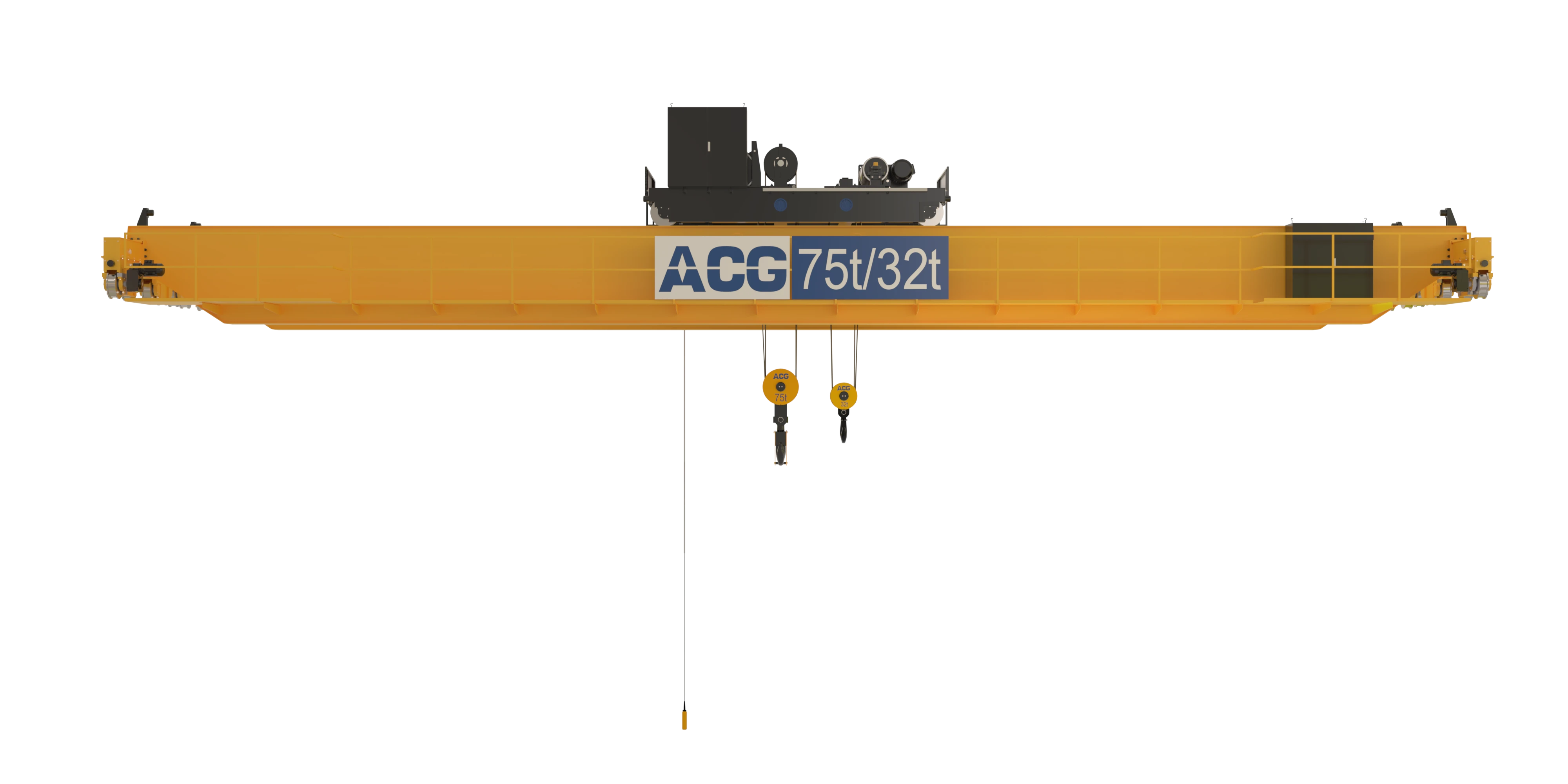 رندر جرثقیل سقفی دو پل ACG