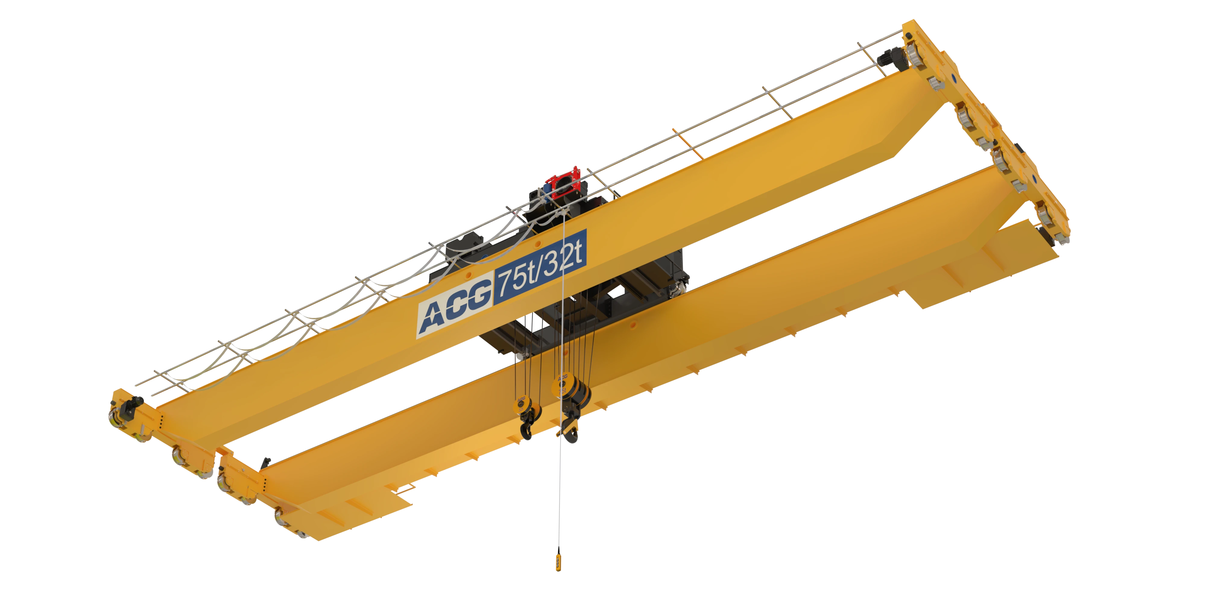 رندر جرثقیل سقفی دو پل ACG