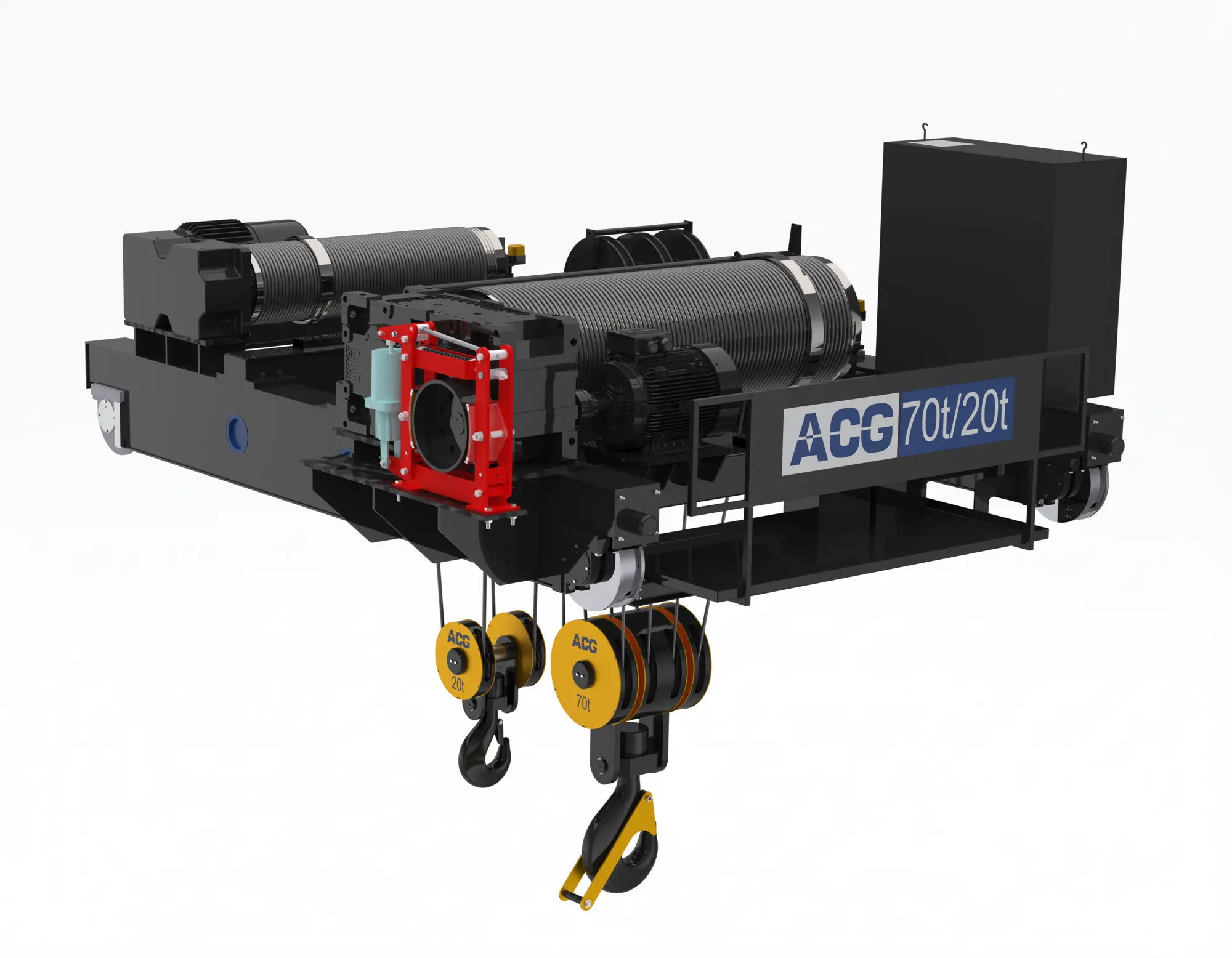 رندر مهندسی اپن وینچ صنعتی ACG