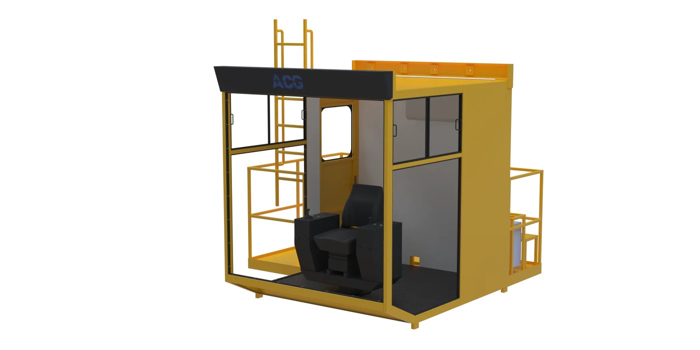 Operator Cabin Installed on Crane