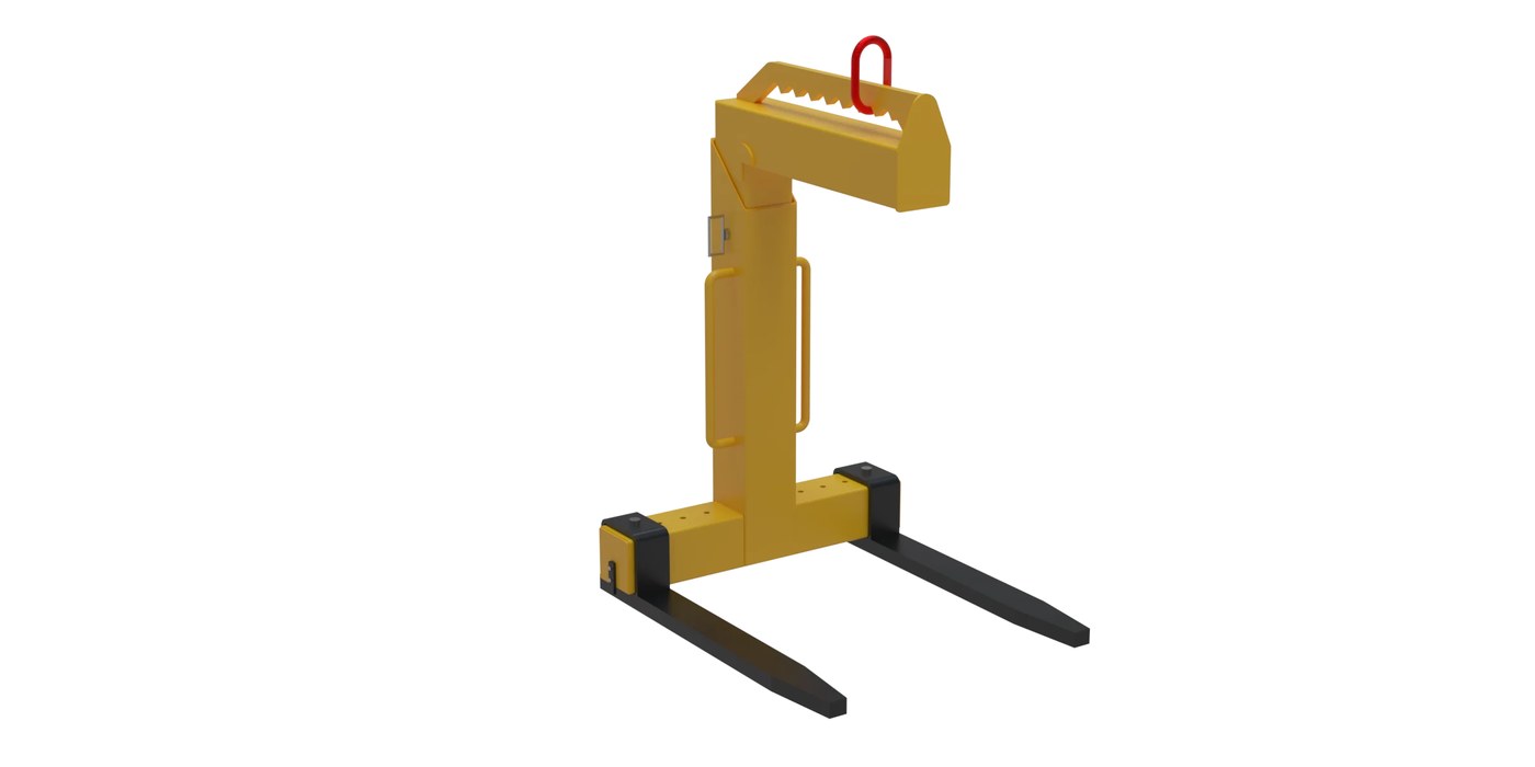 ACG Crane Pallet Fork 3D Model