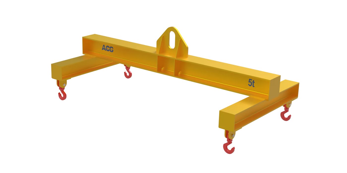 Lifting Beam Connection Points Close-Up